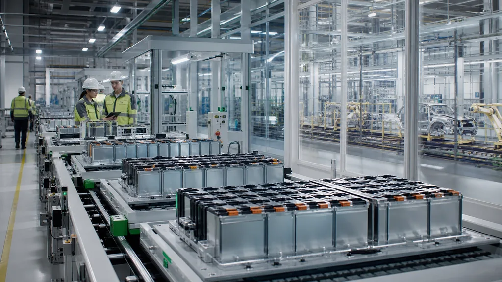 Industrial battery manufacturing in China